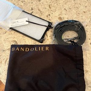 Black “Emma” Bandolier for iPhone 14. New in Box.